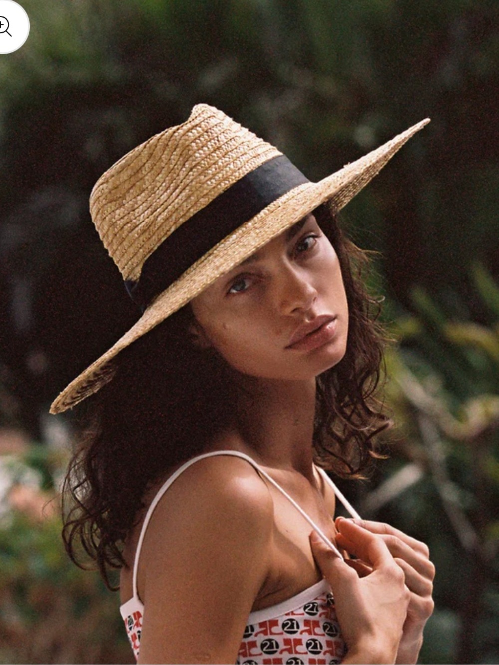 Lack Of Color Boater Regular Brim Natural Wheat Straw Hat size M - Picture 3 of 12